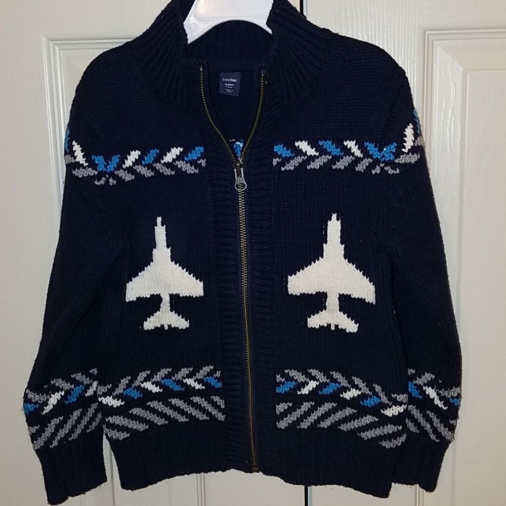 GAP toddler boy 5 years sweater with zipper